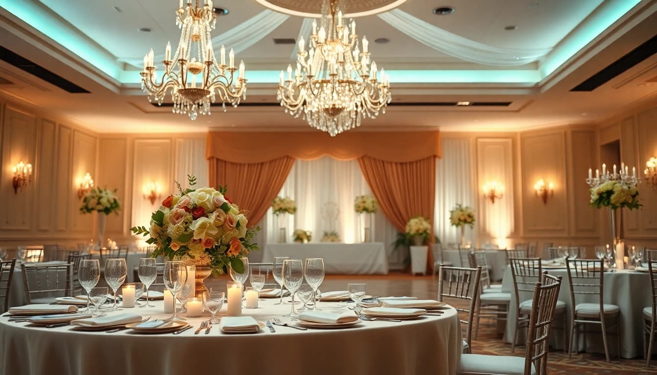 Experience the charm of the Best Wedding Venue Jacksonville with elegant decorations and inviting ambiance.