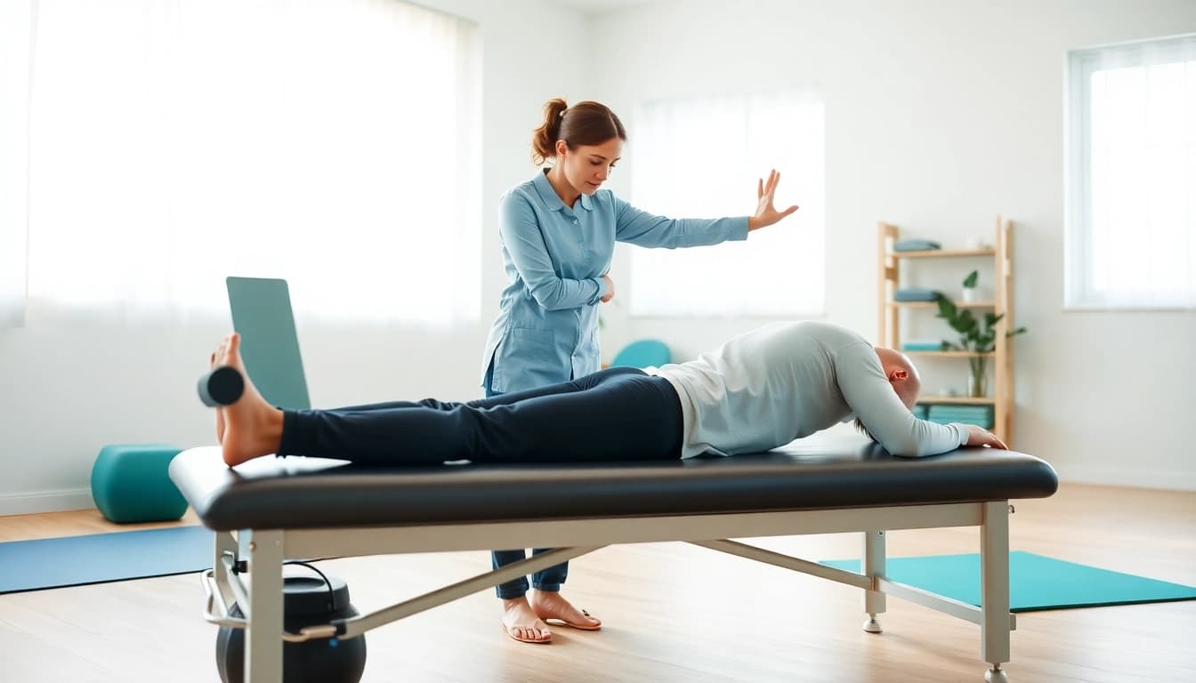 Enhance chronic low back pain relief through professional physiotherapy in a calming environment.
