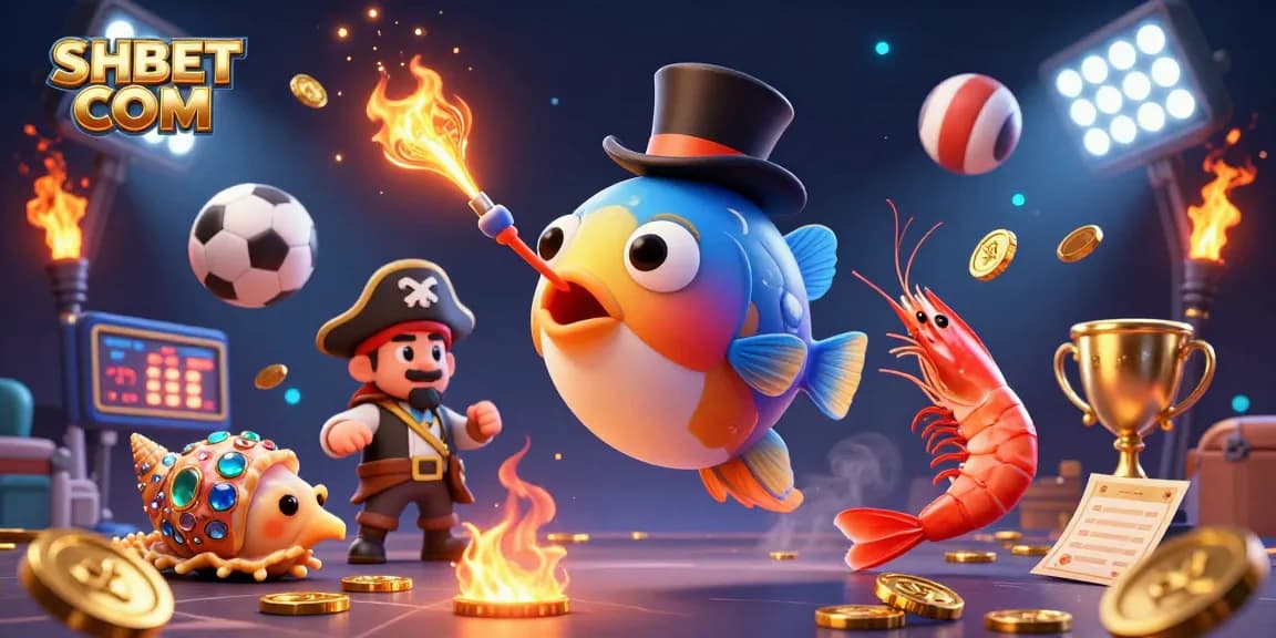 Engage with thrilling gameplay at SHBET COM in a vibrant underwater casino world.