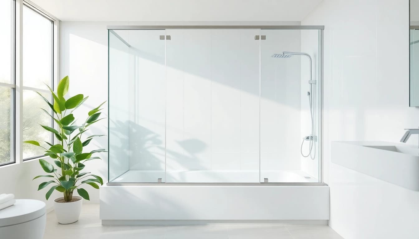 Erleben Sie die stilvolle sonni Duschkabine mit modernem Design und eleganten Details.