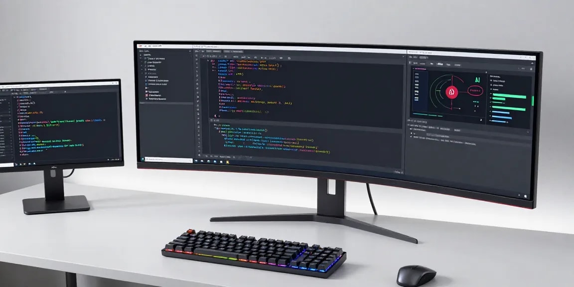 trang chủ Gi8 software development workspace showcasing AI technology and cybersecurity tools