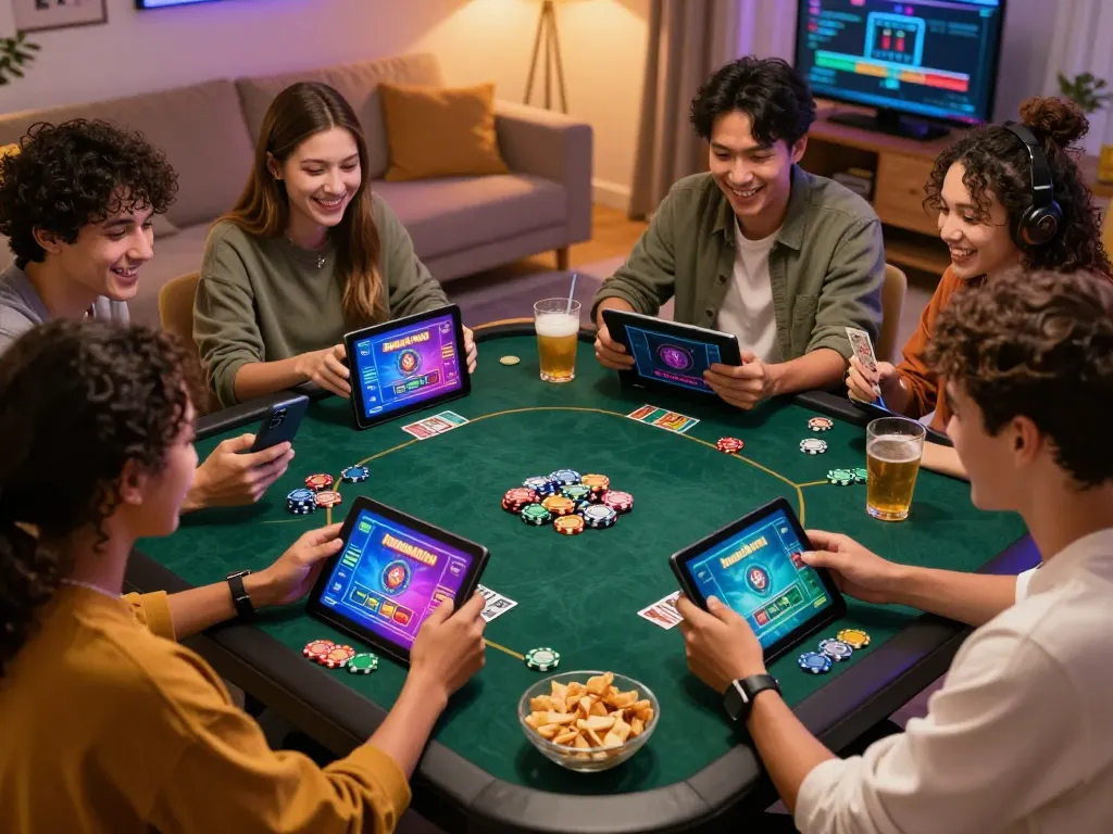 Teen Patti Master APK players enjoying an exciting gaming session with vibrant visuals and engaging interface.