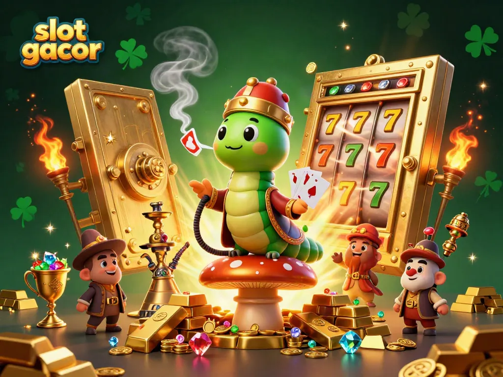 Slot gacor menghadirkan suasana perjudian yang memikat dengan karakter unik dan elemen berkilau.