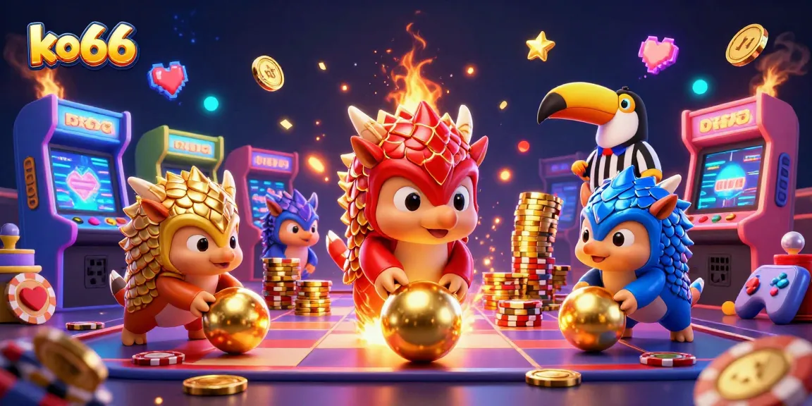 Experience thrilling casino action with ko66 as rival pangolins bowl through poker chips.