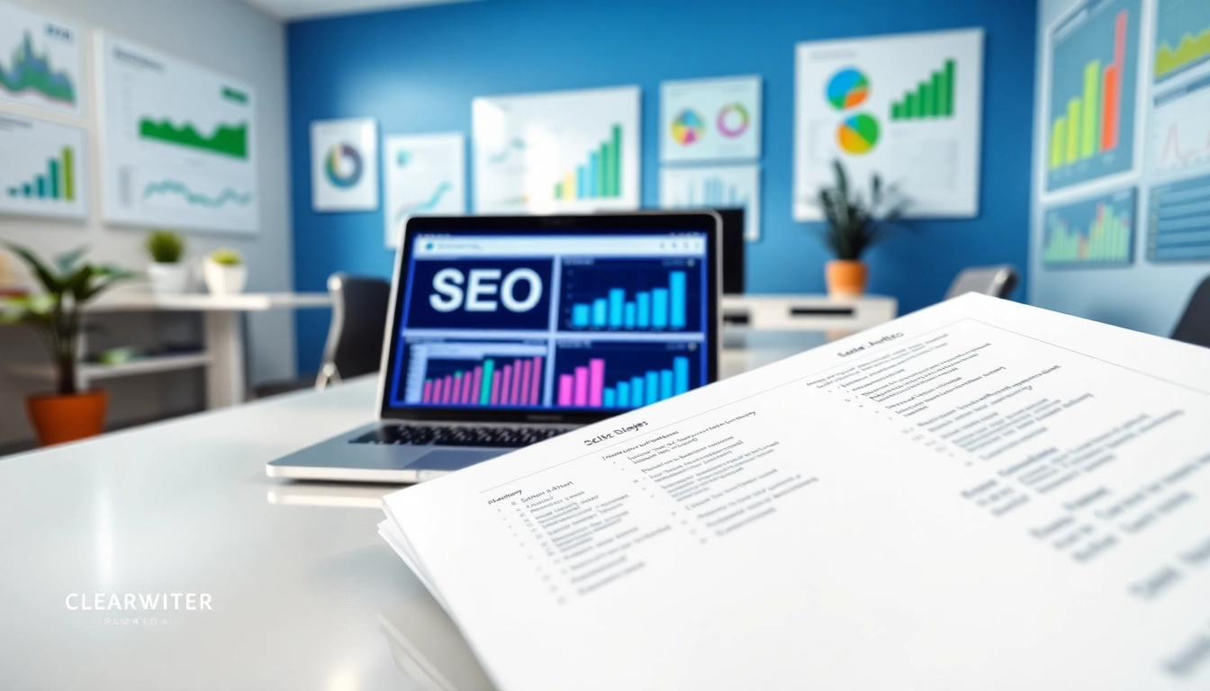 Maximize Search Engine Optimization Clearwater with effective SEO strategies in a vibrant office.
