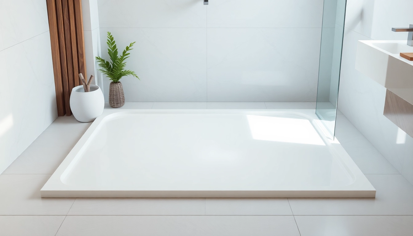 Showcasing an elegant 800 x 800 shower base in a stylish modern bathroom for a fresh redesign.