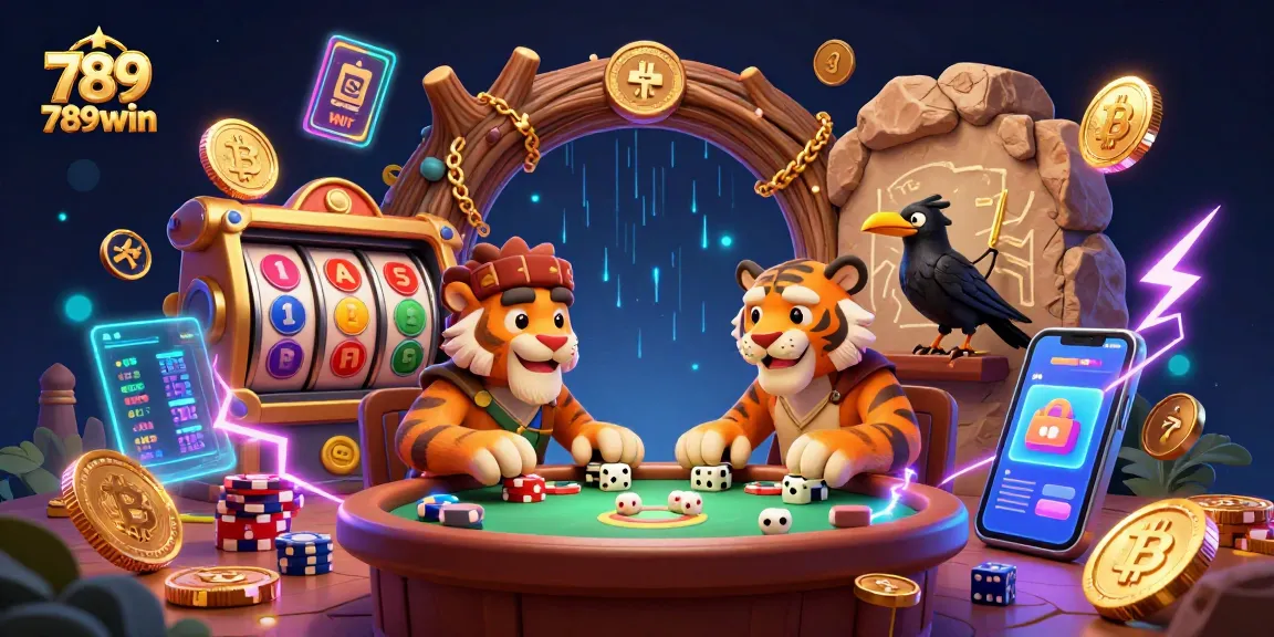 Experience thrilling casino action with 789win as caveman duo and tiger manage prehistoric games and crypto elements.