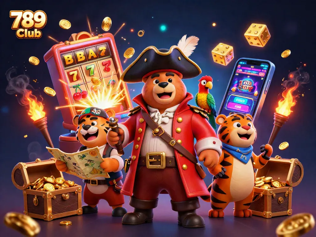Experience thrilling wins at 789 Club with vibrant slot action and captivating casino elements.