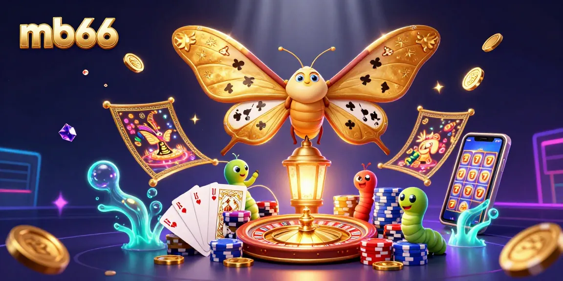 Experience thrilling wins at mb66 with vibrant golden casino scenes and exciting gaming elements.