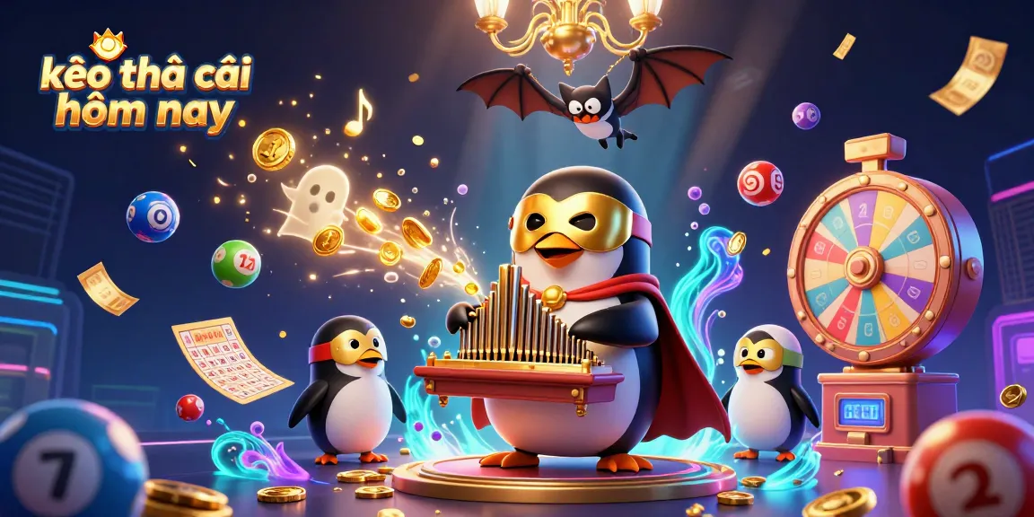 Engaging scene of kèo nhà cái hôm nay featuring players with vibrant lottery elements and energetic casino atmosphere.