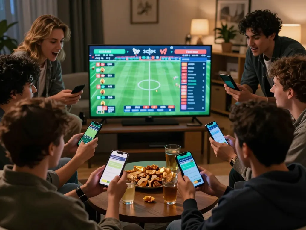 Engage in sports betting action at nhà cái F168 with friends while enjoying a competitive, cozy atmosphere.