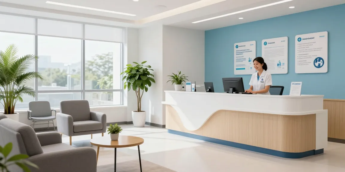 Luck8: Trusted healthcare provider ensuring patient care in a modern clinic.