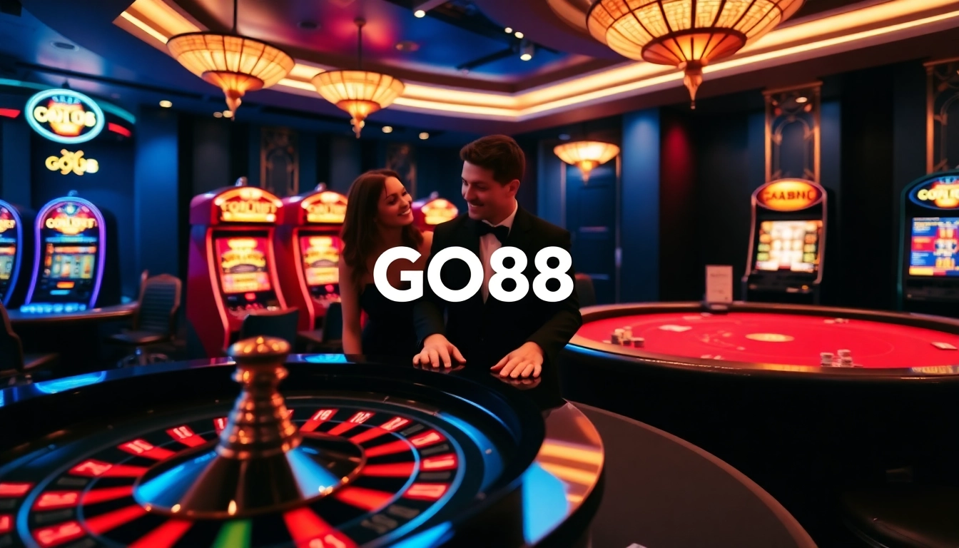 Experience the excitement at GO88 casino with vibrant tables and thrilling games.