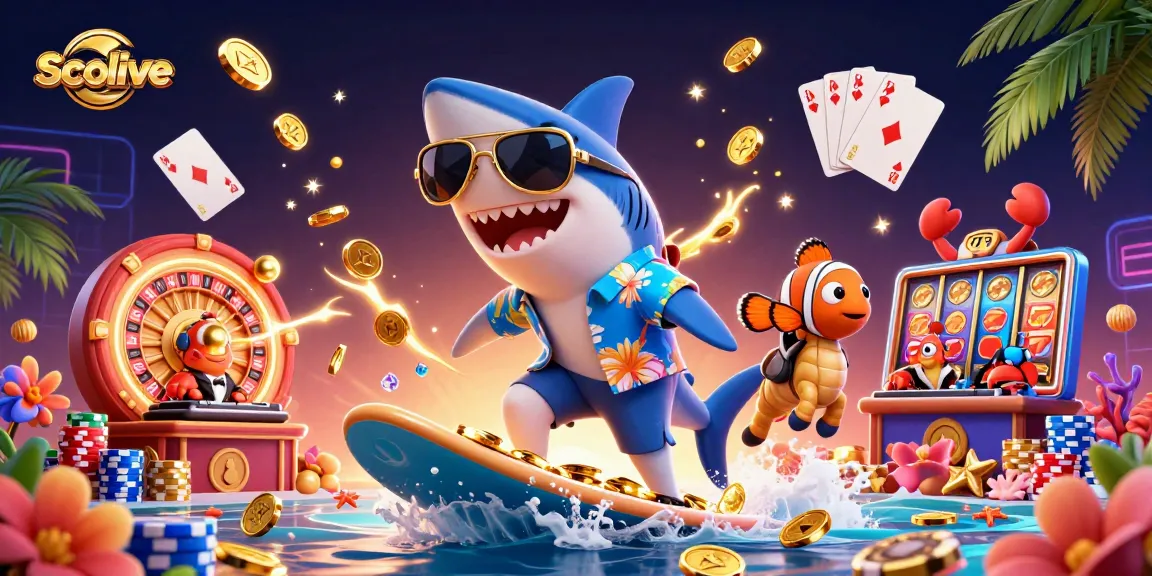Socolive offers exciting live sports betting experiences with vibrant 3D cartoon characters amidst gold coins.