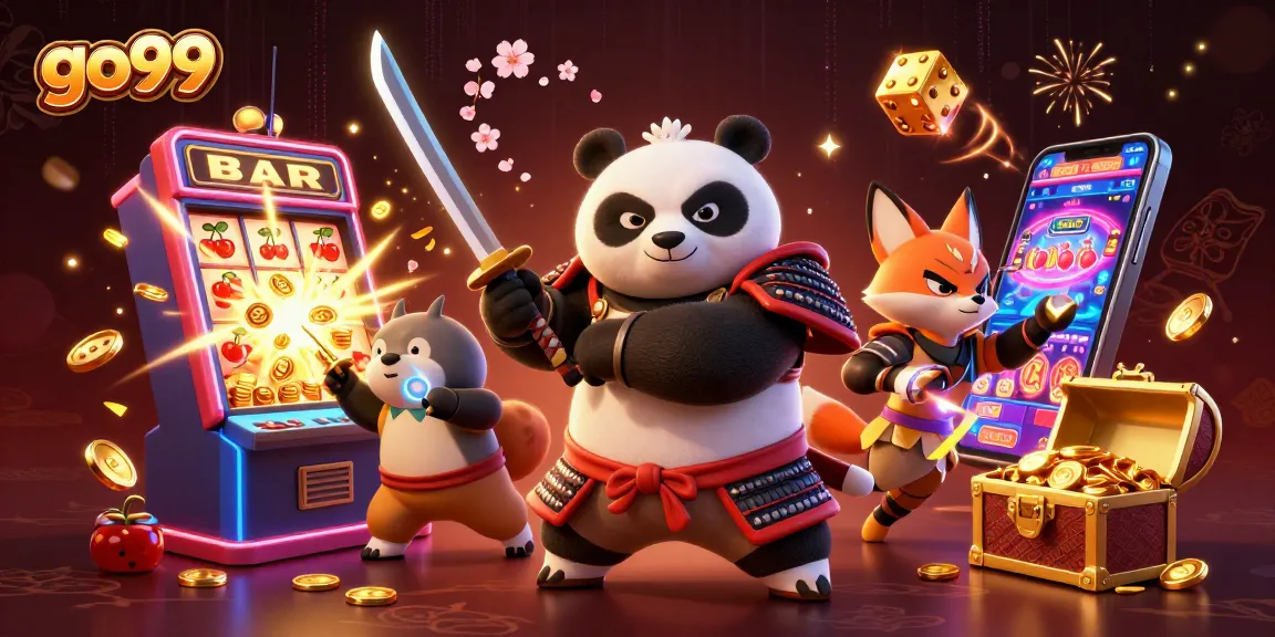 Experience the excitement of go99 with vibrant casino elements and dynamic characters.