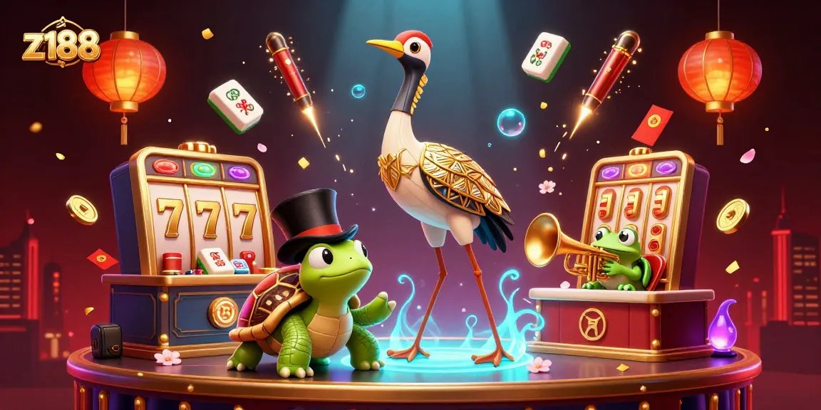 Experience thrilling gaming moments at z188 with colorful slot machines and dynamic characters.