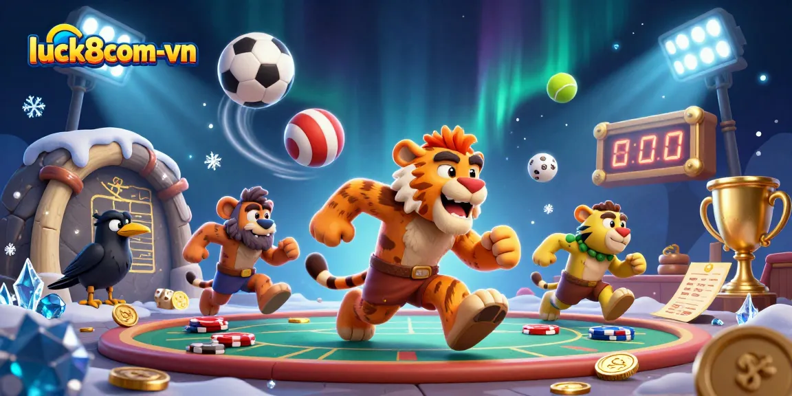 Experience excitement at luck8com-vn with prehistoric casino games featuring unique characters and dynamic sports elements.
