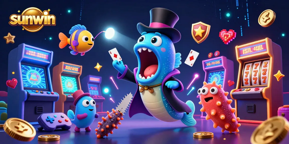 Unleash your luck at sunwin with vibrant casino-themed magic tricks in a colorful underwater world.